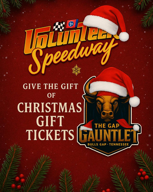 Ticket Launch Announcement for The Gap Gauntlet at Volunteer Speedway