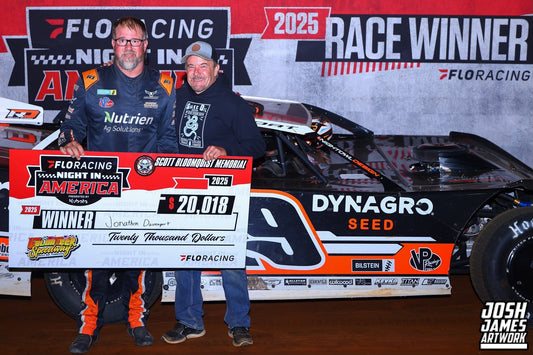 Jonathan Davenport Captures Scott Bloomquist Memorial "Scorcher" for $20,018