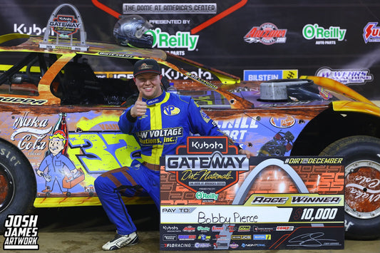 Bobby Pierce Wins Gateway Dirt Nationals Opener at the Dome!