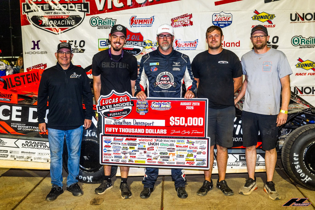 Jonathan Davenport Wins Rumble by the River at Port Royal Speedway