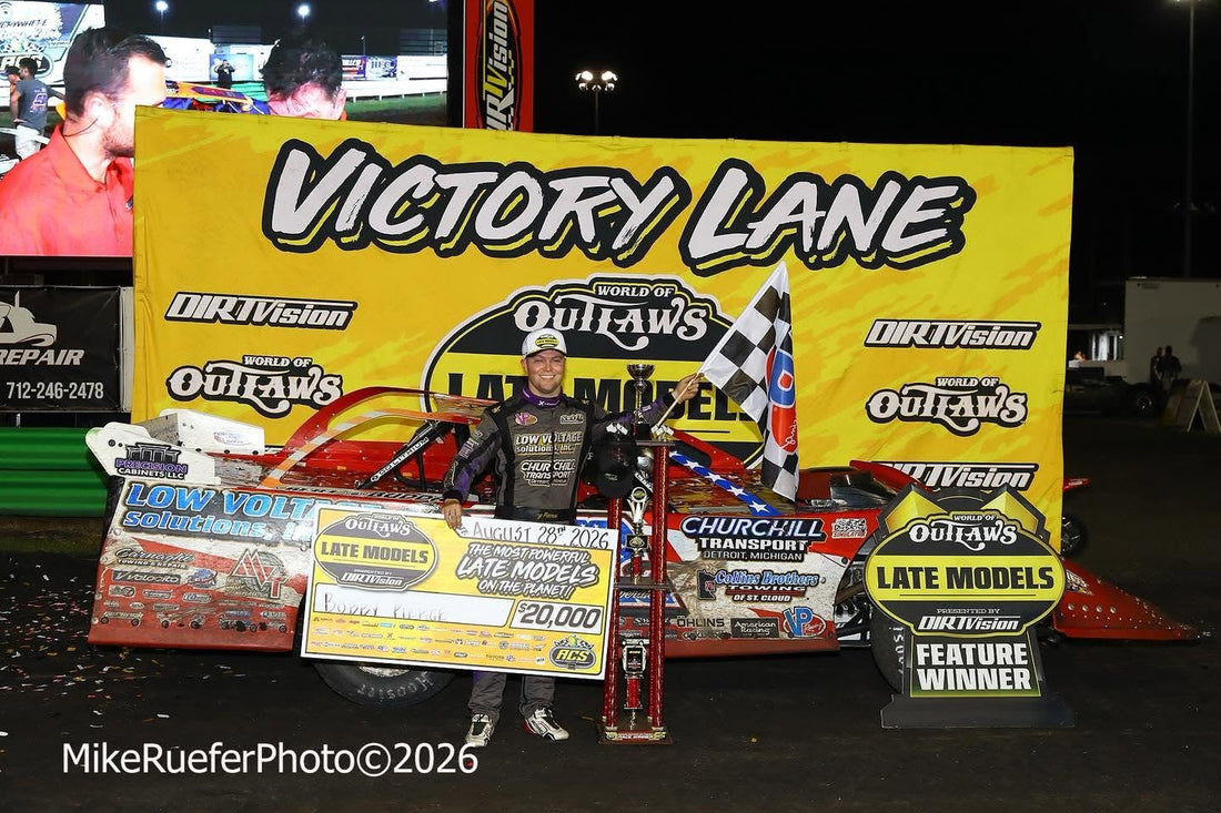 Bobby Pierce Rolls to World of Outlaws Win at Adams County Speedway