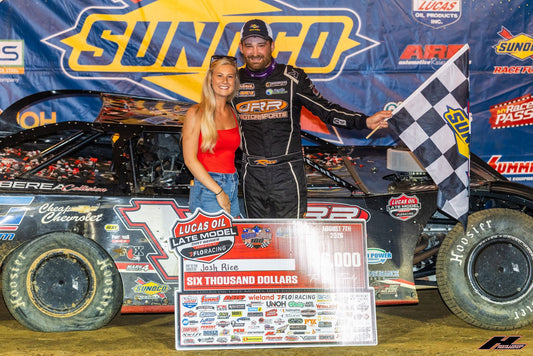 Josh Rice Turns Back Lucas Oil Foes to Win North/South 100 Prelim