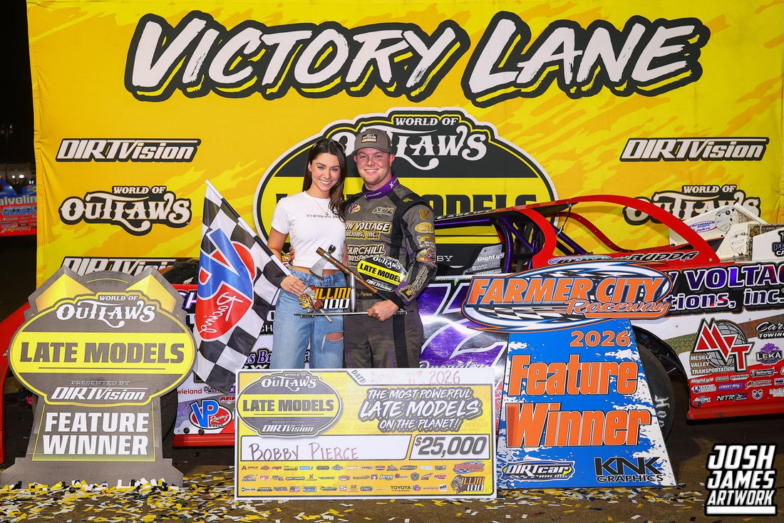 Bobby Pierce Cashes $25,000 Paycheck for Winning Illini 100 Finale