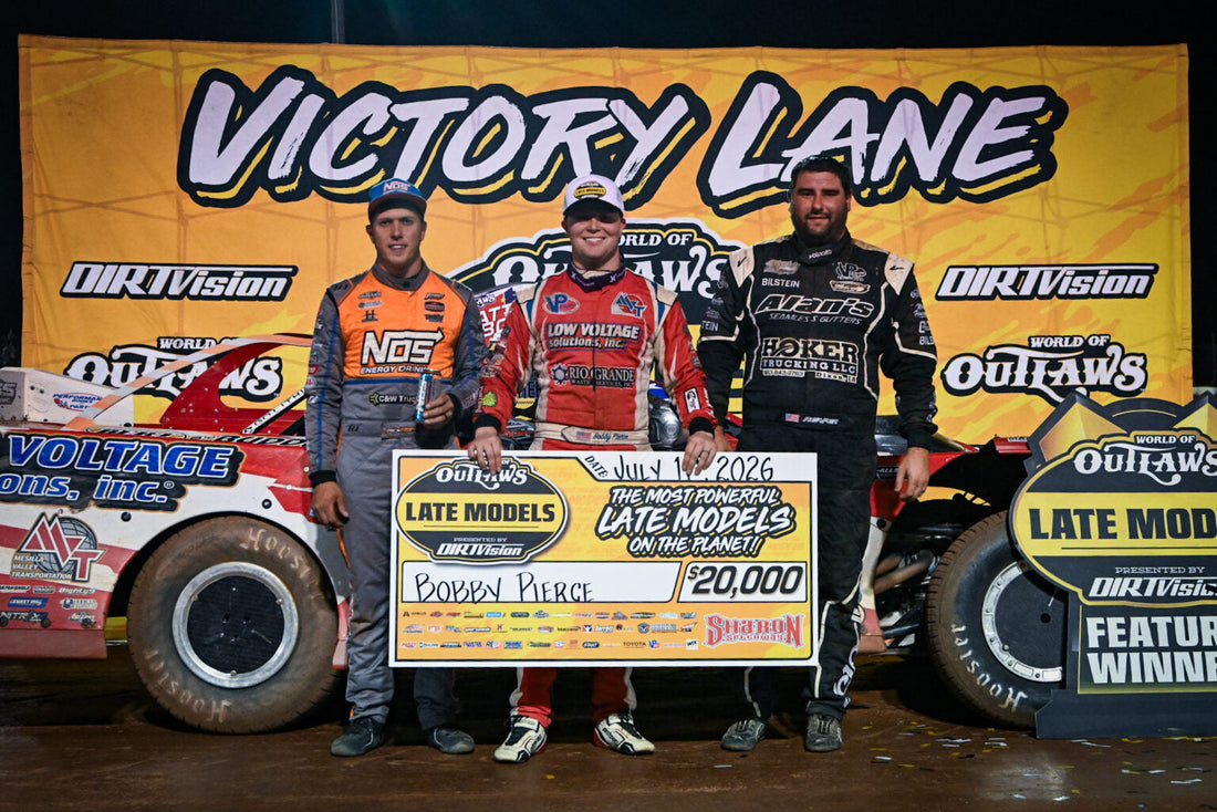 Bobby Pierce Collects $20,000 in Sharon Speedway Victory!