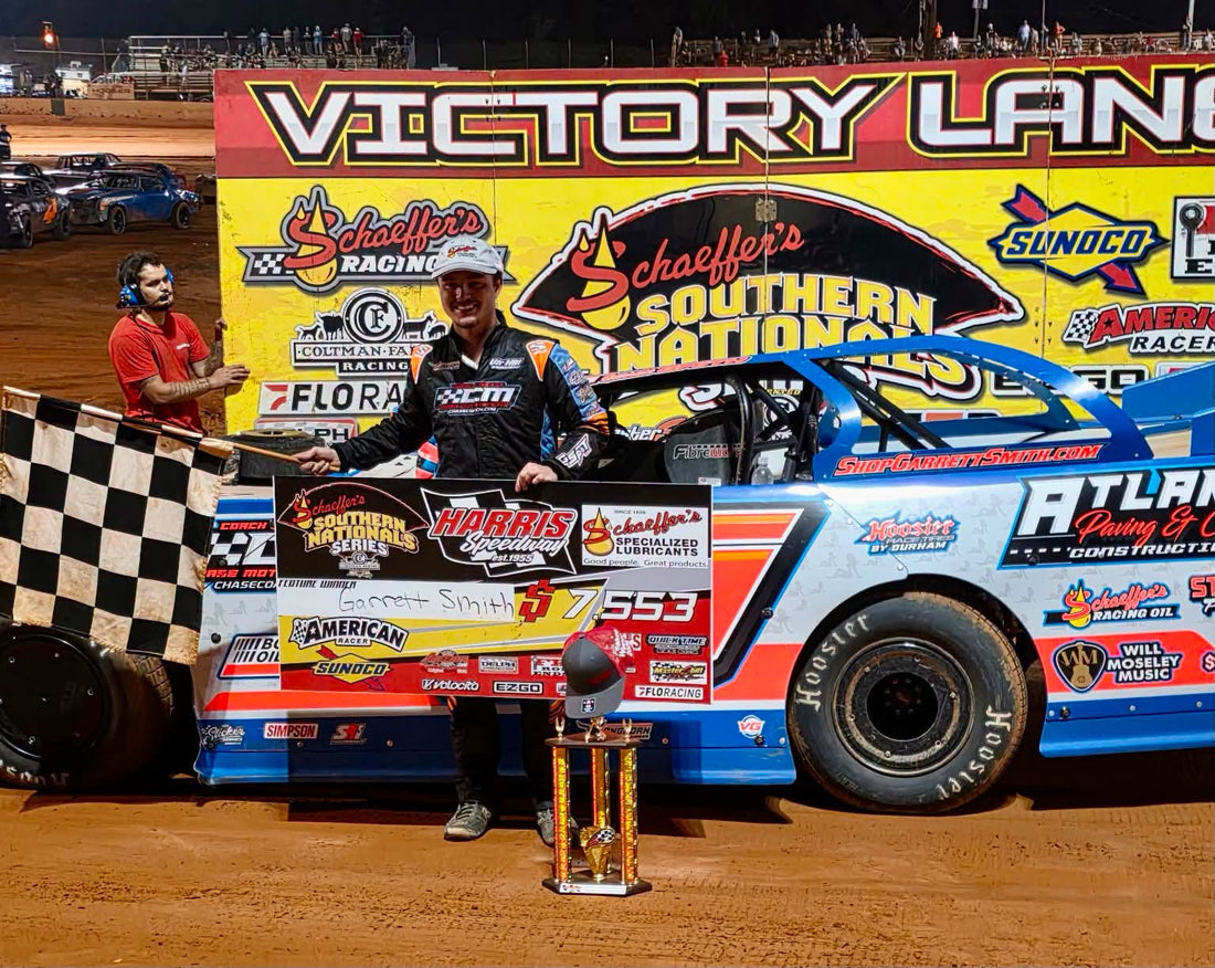 Garrett Smith Wins with Southern Nationals at Harris Speedway