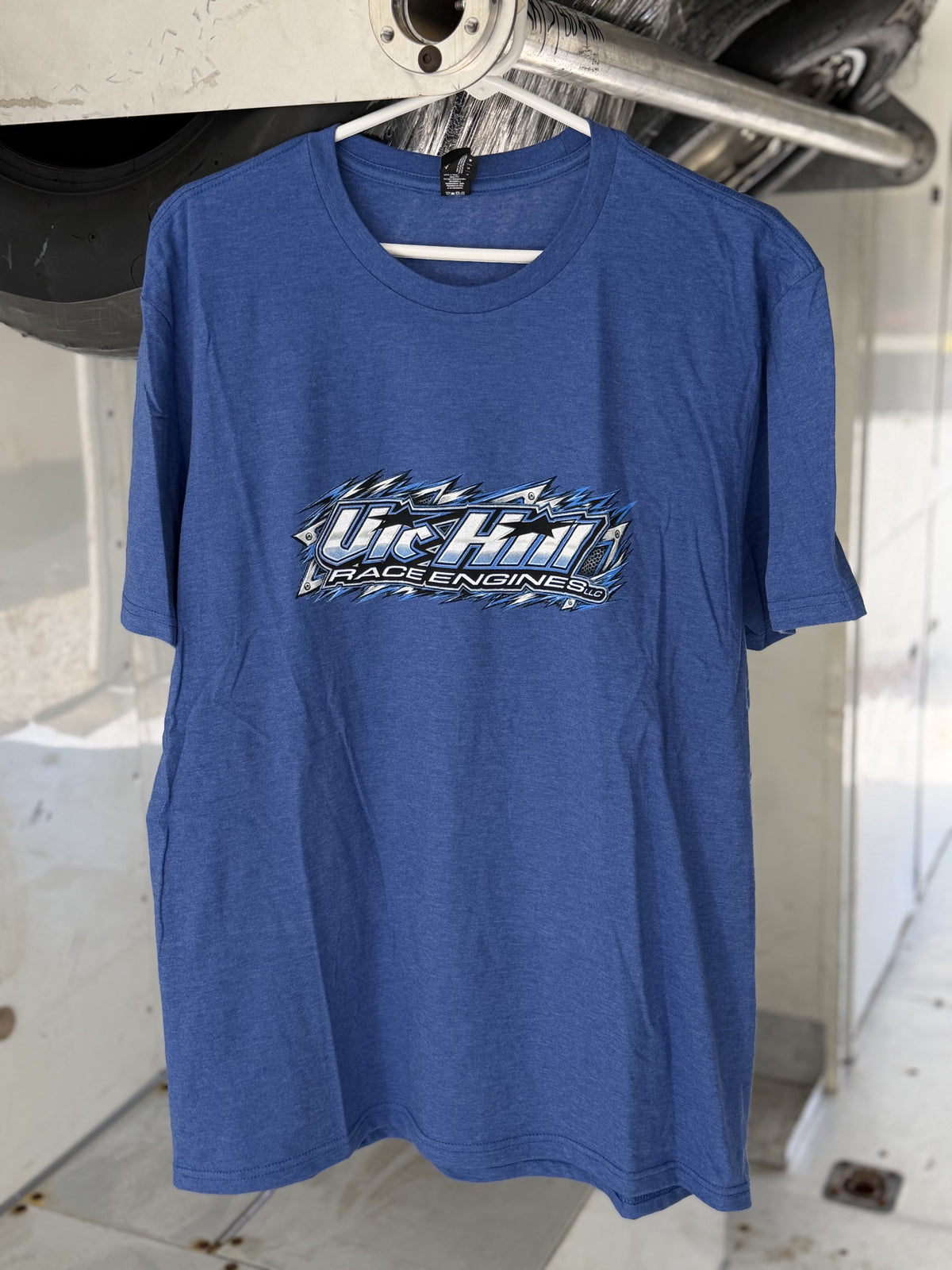 Blue "1 Hill of a Ride" Adult Short Sleeve T-Shirt