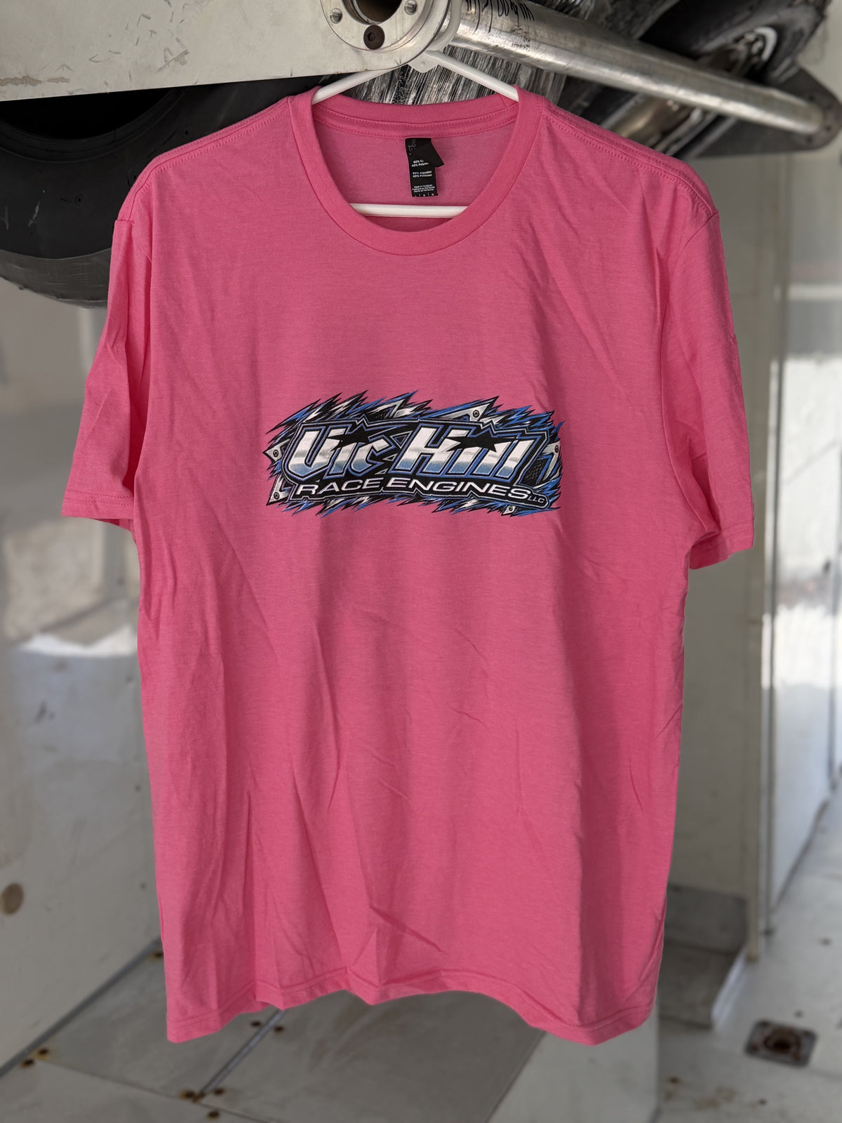 Pink "1 Hill of a Ride" Adult Short Sleeve T-Shirt