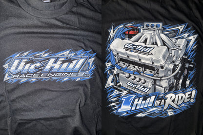 Black "1 Hill of a Ride" Adult Short Sleeve T-Shirt